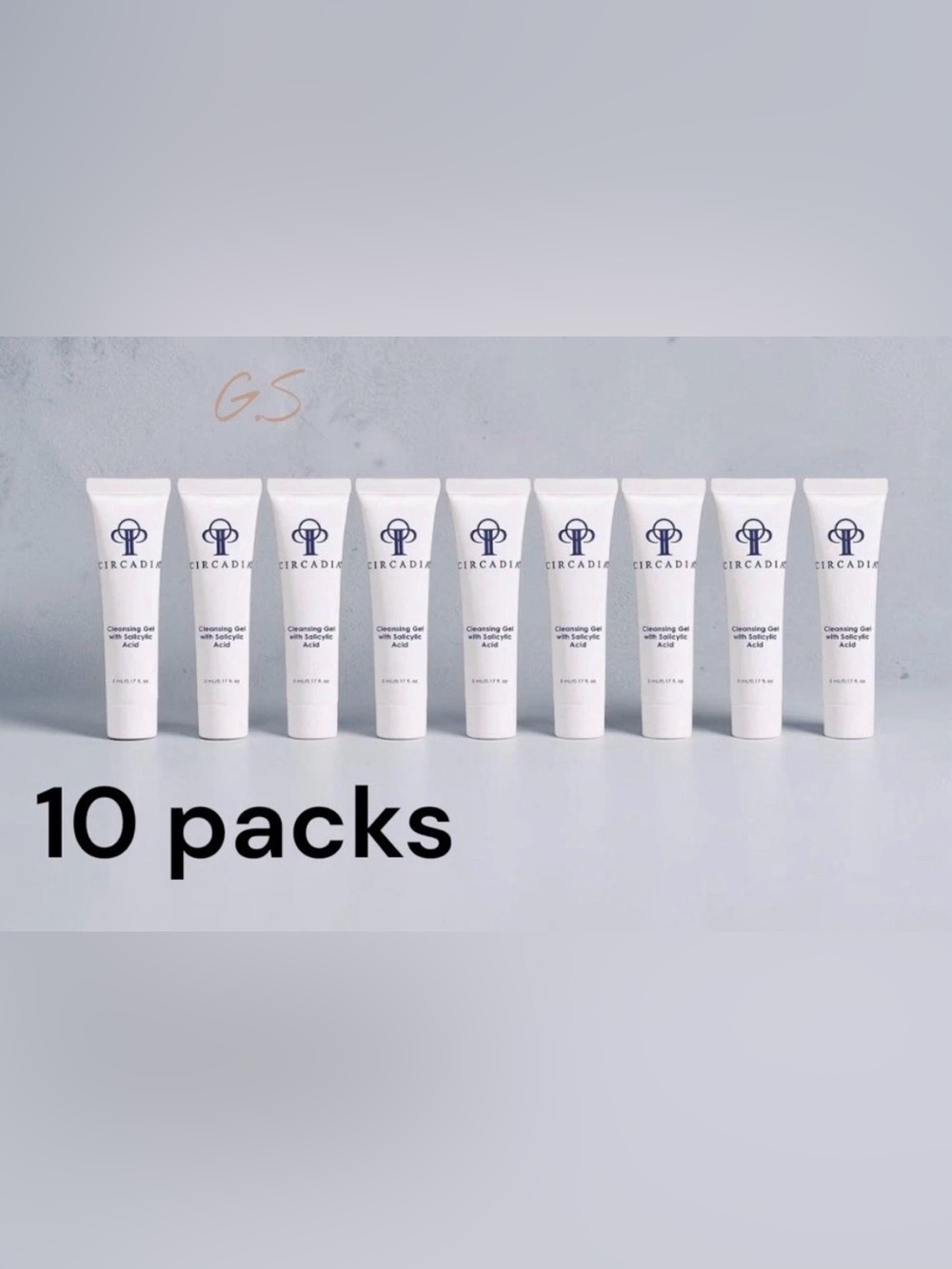 Circadia Cleansing Gel with Salicylic Acid 5 mL/ Sample(10 pack), Fresh & Sealed
